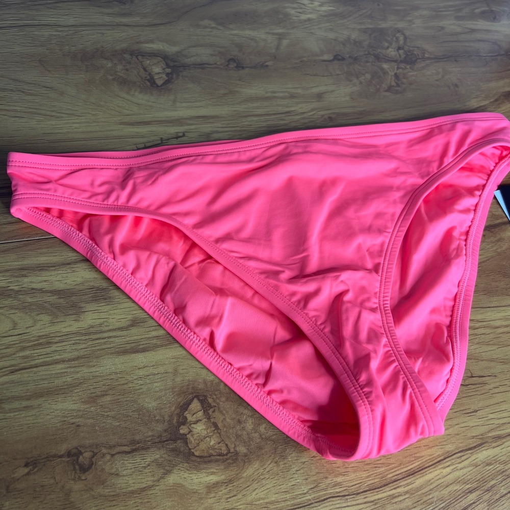 La Blanca Hipster Bikini BottomsSz 12 Hot Coral LB0IG93 Swim Neon NWT